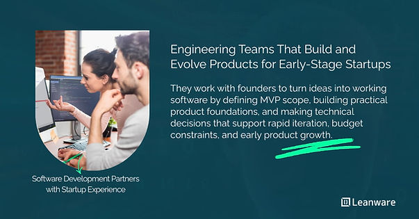 Software Development Partners with Startup Experience