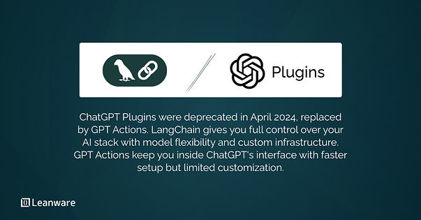 LangChain vs ChatGPT Plugins